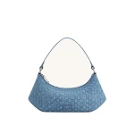 JW PEI Lily Shoulder Bag in Blue Denim Weave