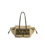 JW PEI Linda Faux Suede Tote Bag in Green