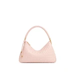 JW PEI Lorena Woven Shoulder Bag in Light Pink