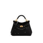 JW PEI Lucia Classic Artificial Crystal Top Handle Bag in Black | Totes & Top-Handle Bags | Luxury Shoes JW PEI Lucia Classic Artificial Crystal Top Handle Bag in Black