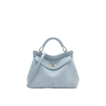 JW PEI Lucia Classic Faux Suede Top Handle Bag in Light Blue