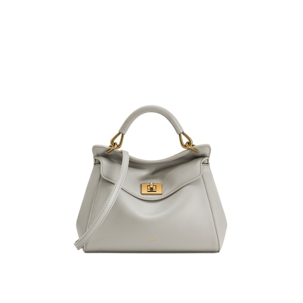 JW PEI Lucia Classic Top Handle Bag in Light Gray