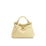 JW PEI Lucia Classic Top Handle Bag in Light Yellow