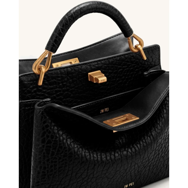 JW PEI Lucia top handle bag interior and hardware