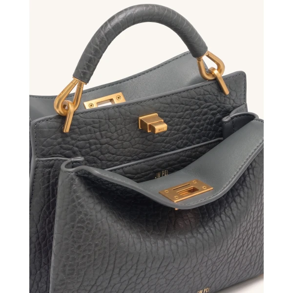 JW PEI Lucia top handle bag interior and hardware