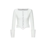 JW PEI Lydia Corset-Inspired Blazer
