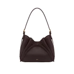 JW PEI Mabel Soft Bow Shoulder Bag in Dark Brown | Shoulder & Crossbody Bags | Luxury Shoes JW PEI Mabel Soft Bow Shoulder Bag in Dark Brown