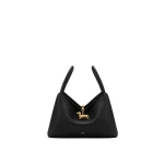 JW PEI Maelle Dachshund Charm Double Handle Bag in Black | Shoulder & Crossbody Bags | Luxury Shoes JW PEI Maelle Dachshund Charm Double Handle Bag in Black