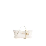 JW PEI Maeve Dachshund Metal Charm Tote Bag in White