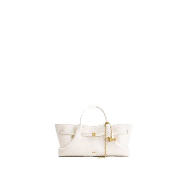 JW PEI Maeve Dachshund Metal Charm Tote Bag in White