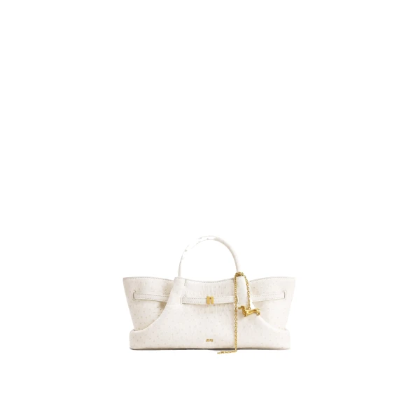 JW PEI Maeve Dachshund Metal Charm Tote Bag in White