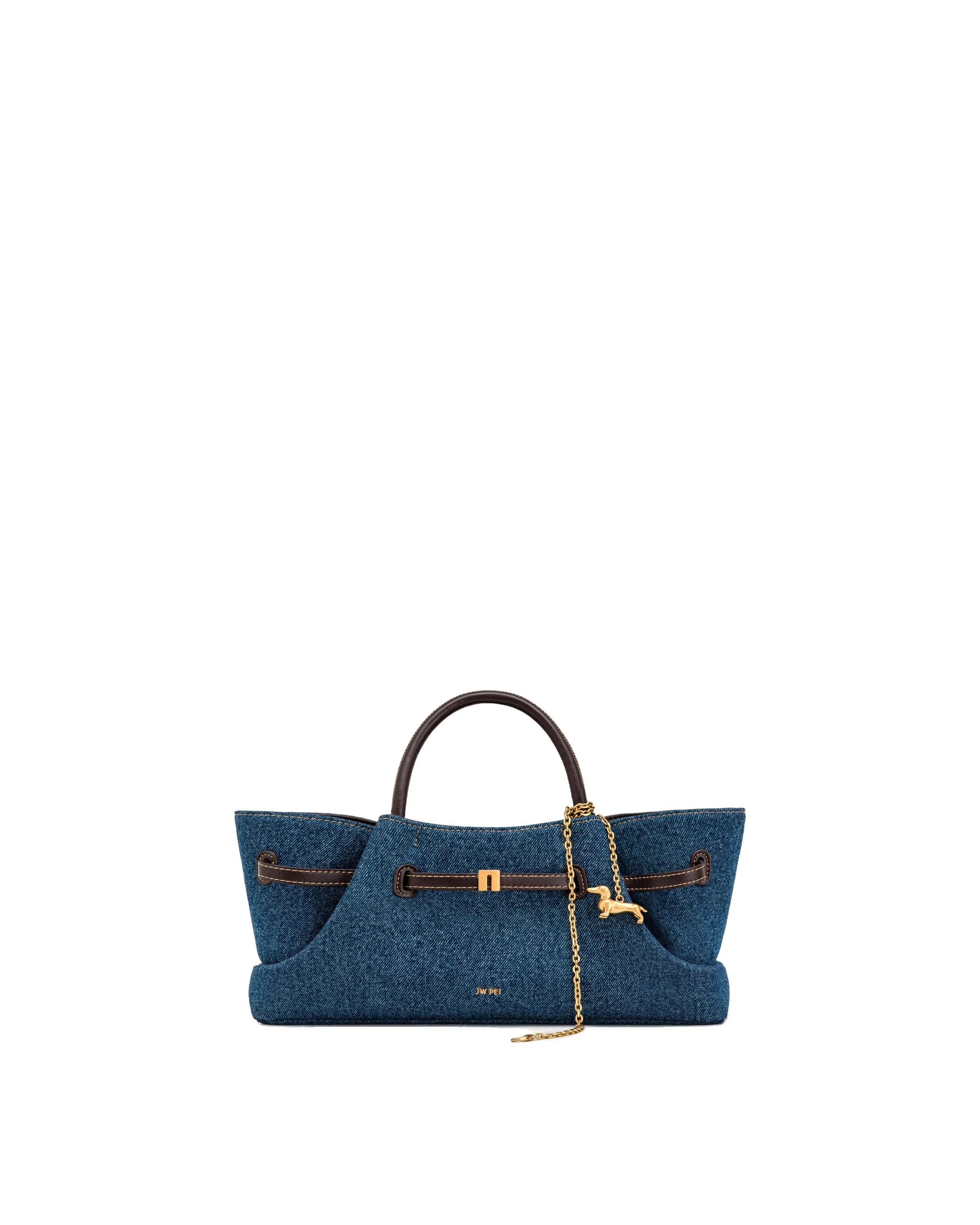JW PEI Maeve Tote Bag in Blue Denim | Totes & Top-Handle Bags | Luxury Shoes JW PEI Maeve Tote Bag in Blue Denim