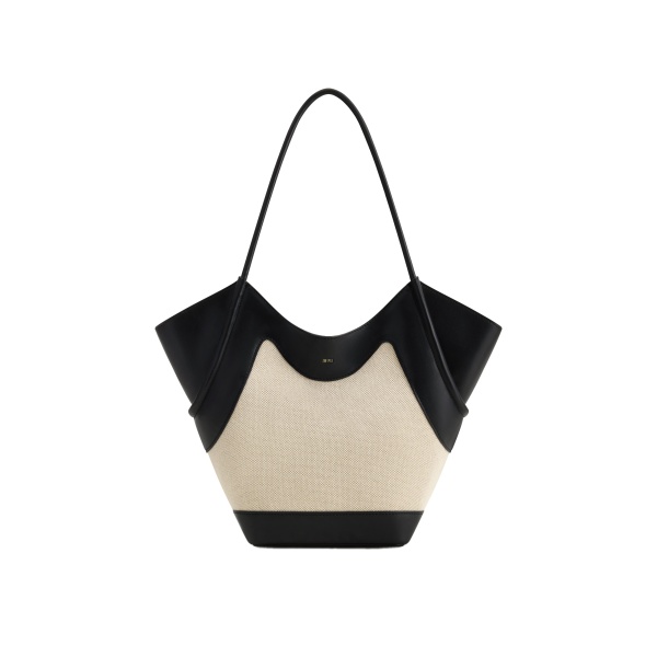 JW PEI Maribel Panel Tote Bag in Black Canvas