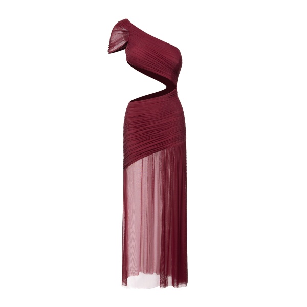 JW PEI Mia Pleated Mesh Dress