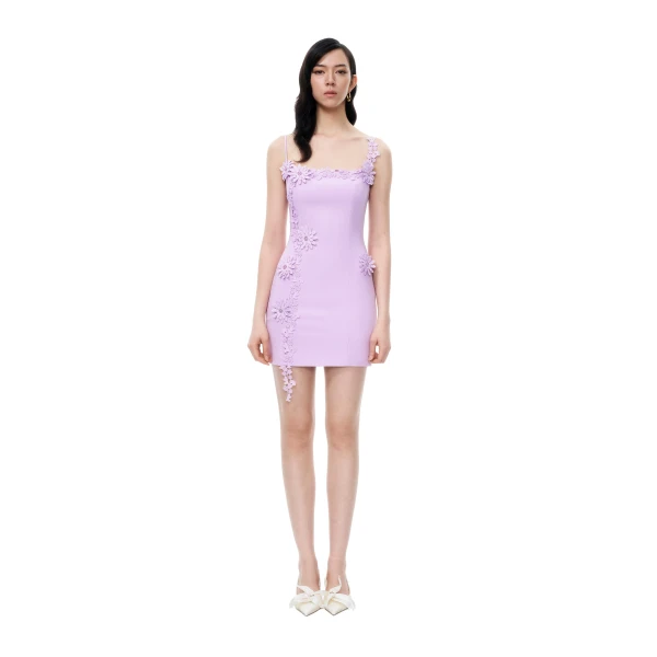 JW PEI Mirabelle 3D Floral Mini Dress