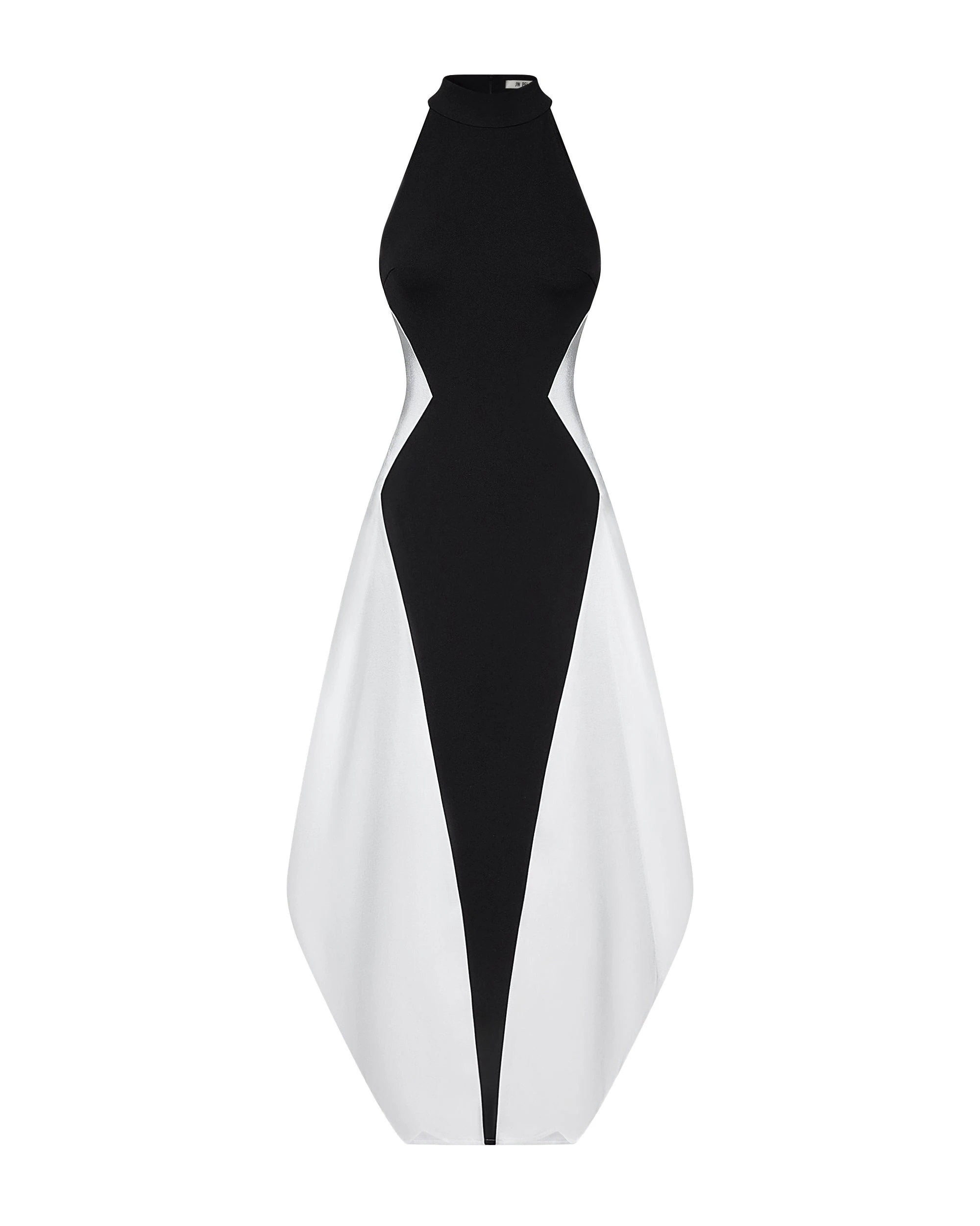 JW PEI maxi dress | Los Angeles Vegan Fashion Dresses | Luxury Shoes JW PEI Monochrome Paneled Maxi Dress