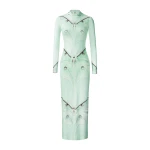 JW PEI Moth Sheer Mesh Gown
