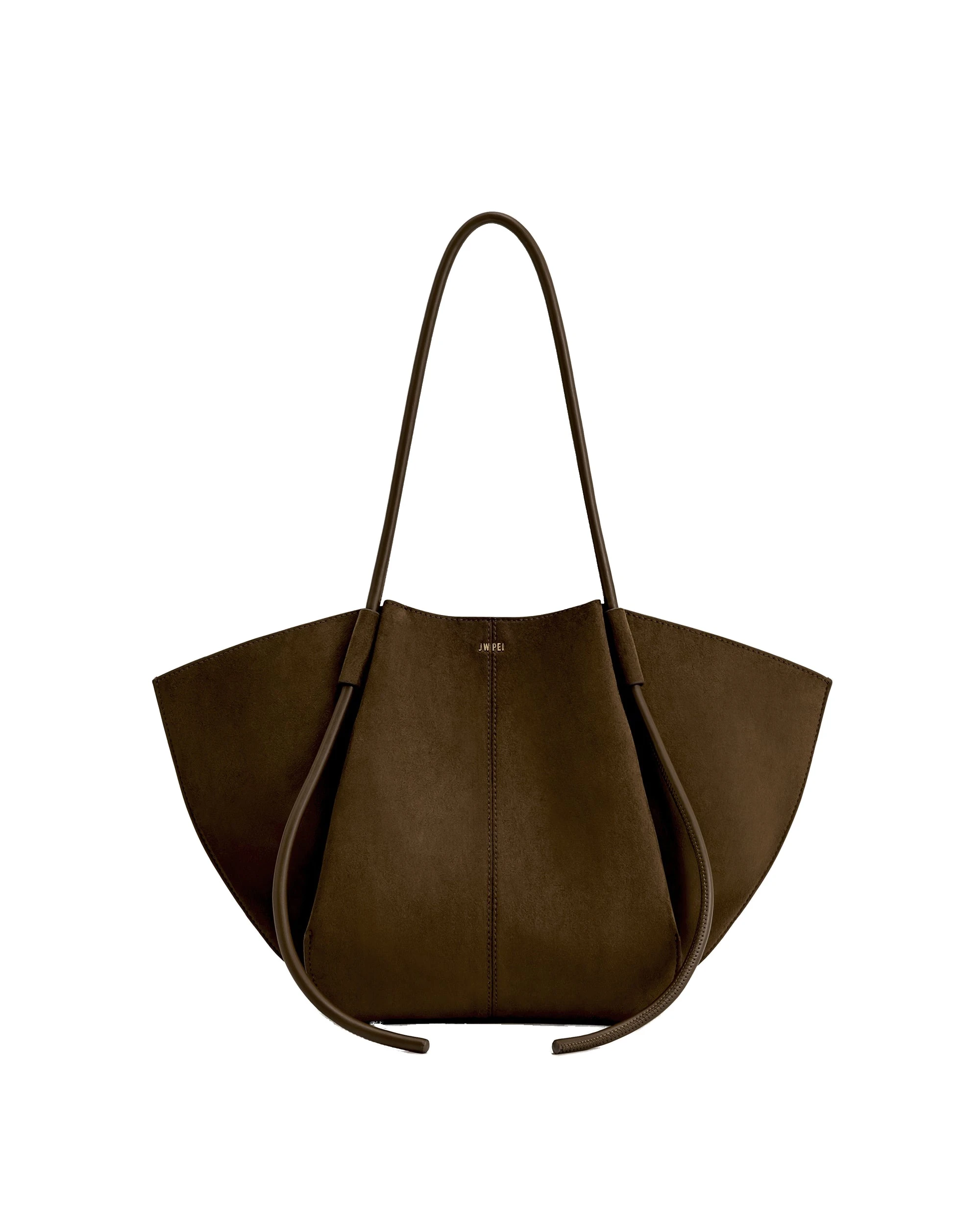 JW PEI Nala Wide Tote Bag in Mocha Brown | Totes & Top-Handle Bags | Luxury Shoes JW PEI Nala Wide Tote Bag in Mocha Brown