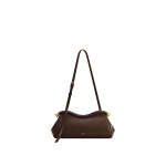 JW PEI Naomi Curved Shoulder Bag in Chocolate Brown