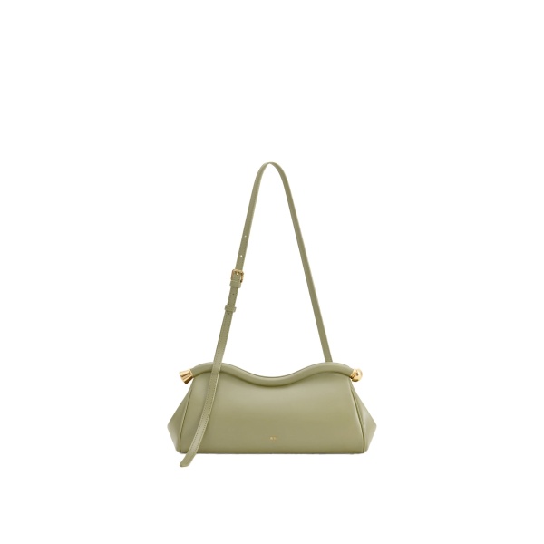 JW PEI Naomi Curved Shoulder Bag in Light Green