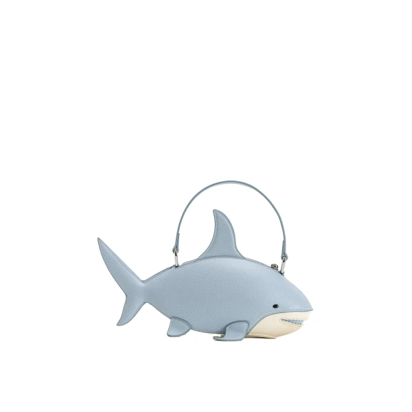 JW PEI Nerys Shark Look Top Handle Bag in Light Blue