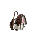 JW PEI Nita Puppy Shape Handbag in Caramel Brown | Totes & Top-Handle Bags | Luxury Shoes JW PEI Nita Puppy Shape Handbag in Caramel Brown