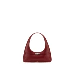JW PEI Noelle Belted Shoulder Bag in Deep Burgundy
