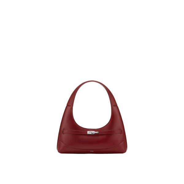 JW PEI Noelle Belted Shoulder Bag in Deep Burgundy