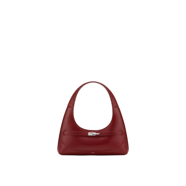JW PEI Noelle Belted Shoulder Bag in Deep Burgundy