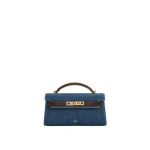 JW PEI Noor Top Handle Bag in Blue Denim