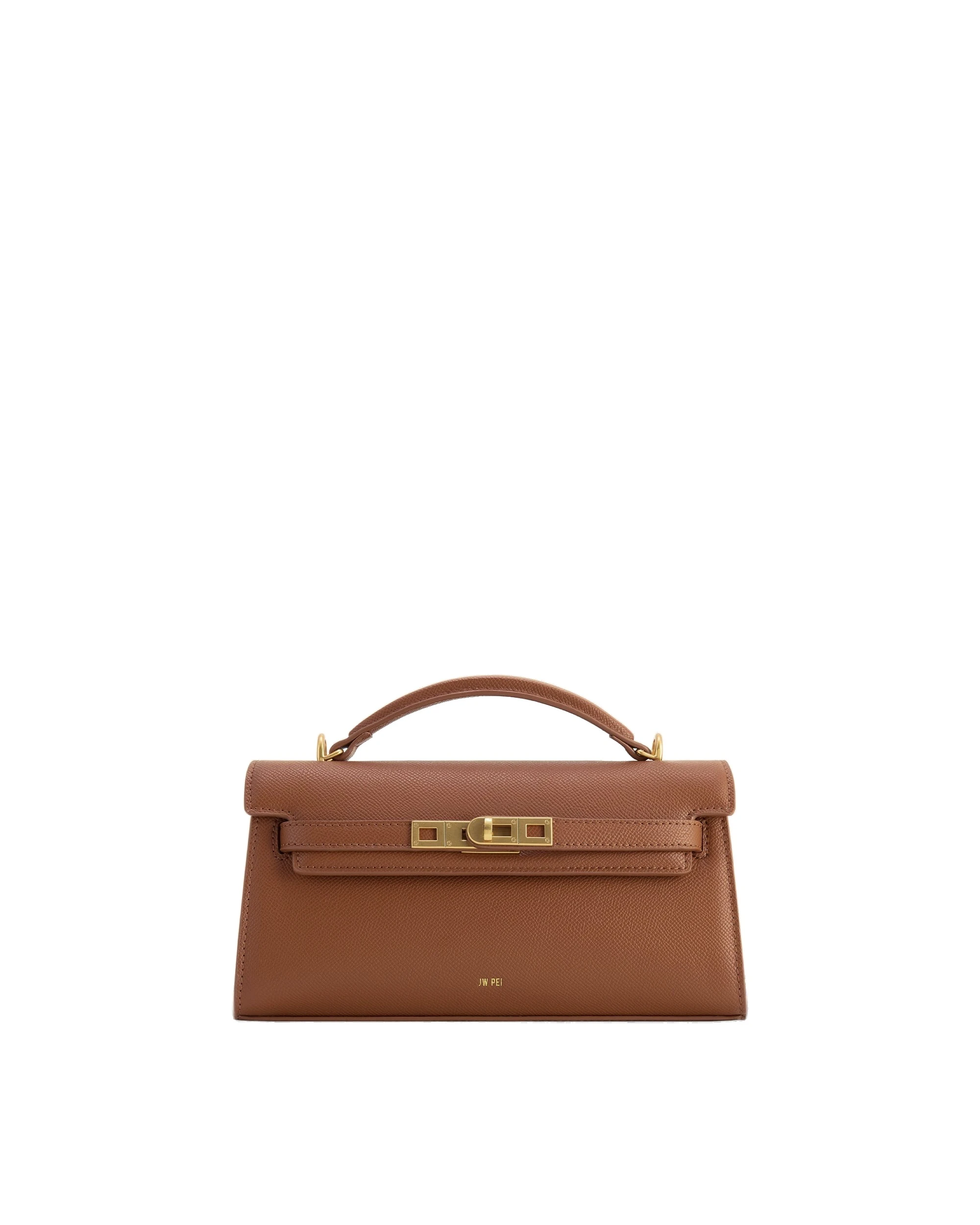JW PEI Noor Top Handle Bag in Brown | Totes & Top-Handle Bags | Luxury Shoes JW PEI Noor Top Handle Bag in Brown