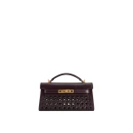 JW PEI Noor Top Handle Bag in Dark Red