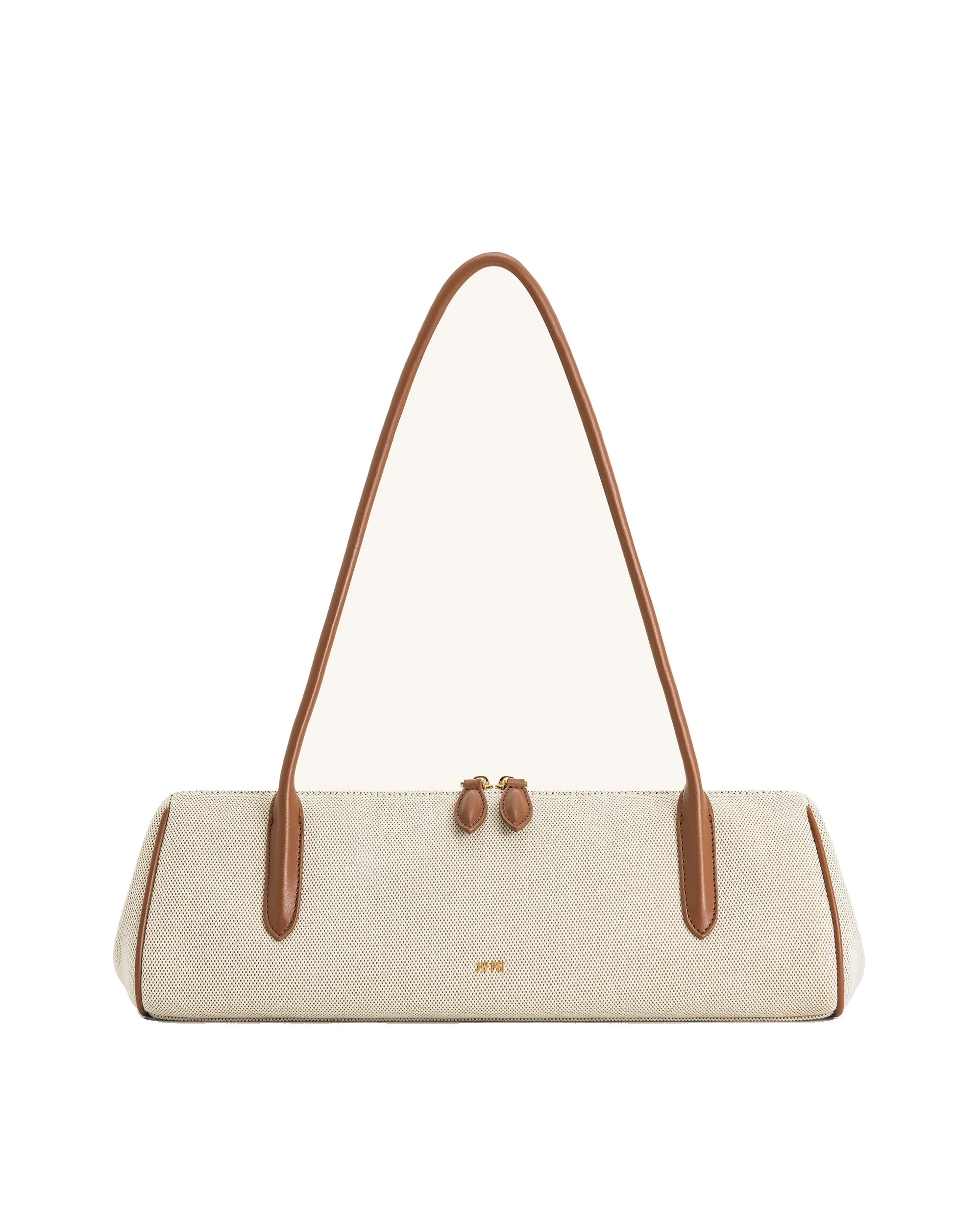 JW PEI Nova Shoulder Bag in Brown Canvas | Shoulder & Crossbody Bags | Luxury Shoes JW PEI Nova Shoulder Bag in Brown Canvas