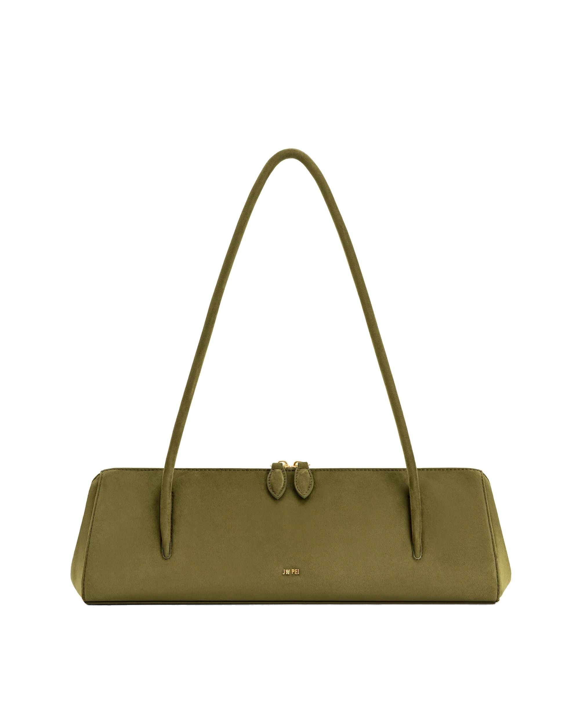 JW PEI Nova Shoulder Bag in Dark Olive | Shoulder & Crossbody Bags | Luxury Shoes JW PEI Nova Shoulder Bag in Dark Olive