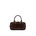JW PEI Odette Boston Top Handle Bag in Dark Brown