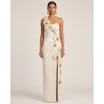 JW PEI Orchid Embellished Cutout Slit Maxi Dress