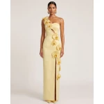 JW PEI Orchid Embellished Cutout Slit Maxi Dress
