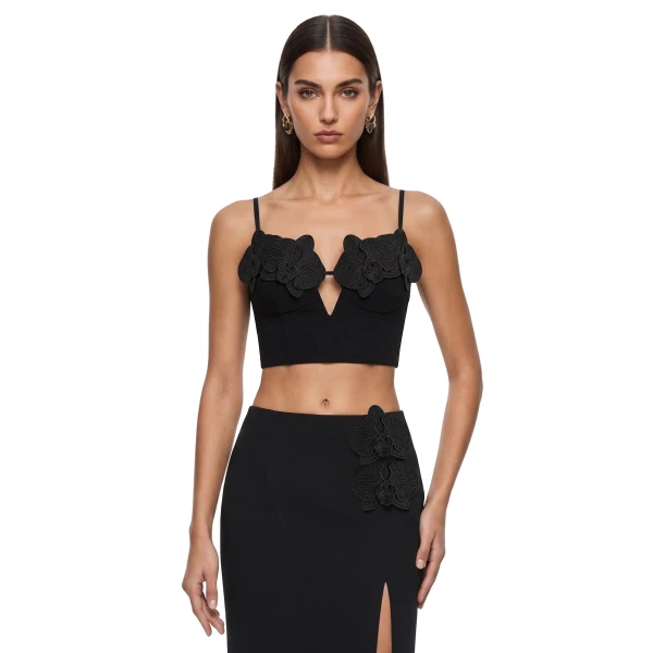 JW PEI Black corset top