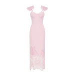 JW PEI Orchid Embroidered Corset Dress