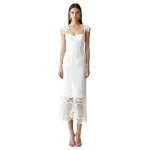 JW PEI Orchid Embroidered Corset Dress