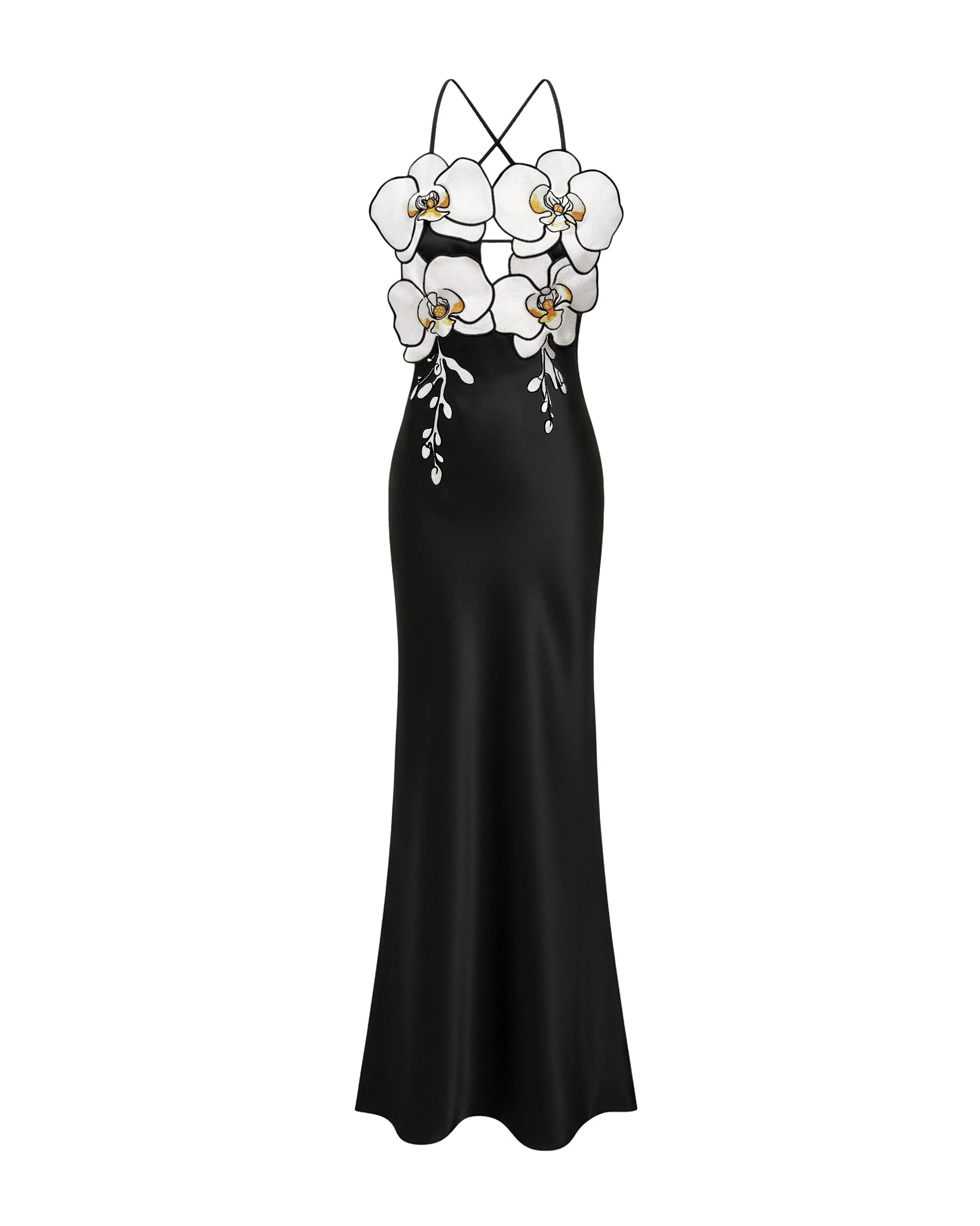 JW PEI dress | Los Angeles Vegan Fashion Dresses | Luxury Shoes JW PEI Orchid Embroidered Dress
