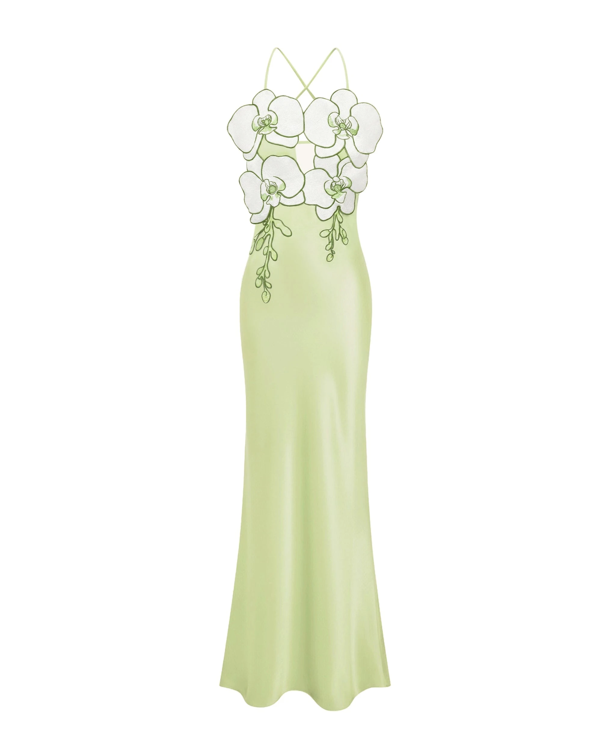 JW PEI dress | Los Angeles Vegan Fashion Dresses | Luxury Shoes JW PEI Orchid Embroidered Dress