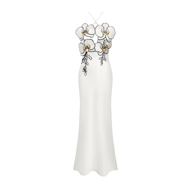 JW PEI Orchid Embroidered Dress