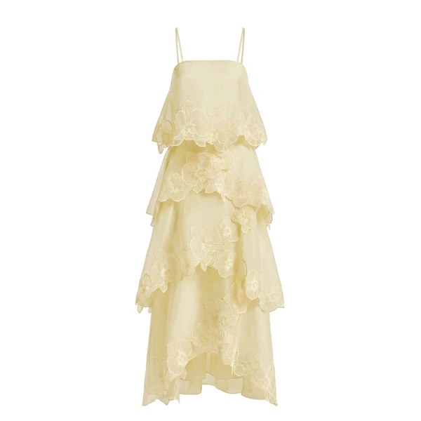 JW PEI Yellow maxi dress