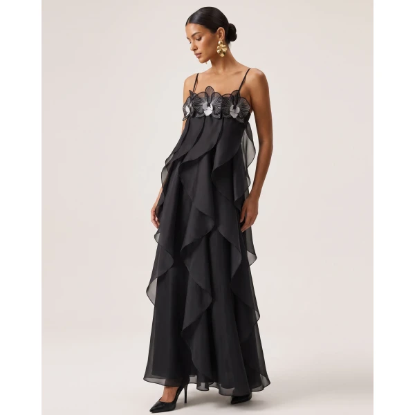 JW PEI Black maxi dress