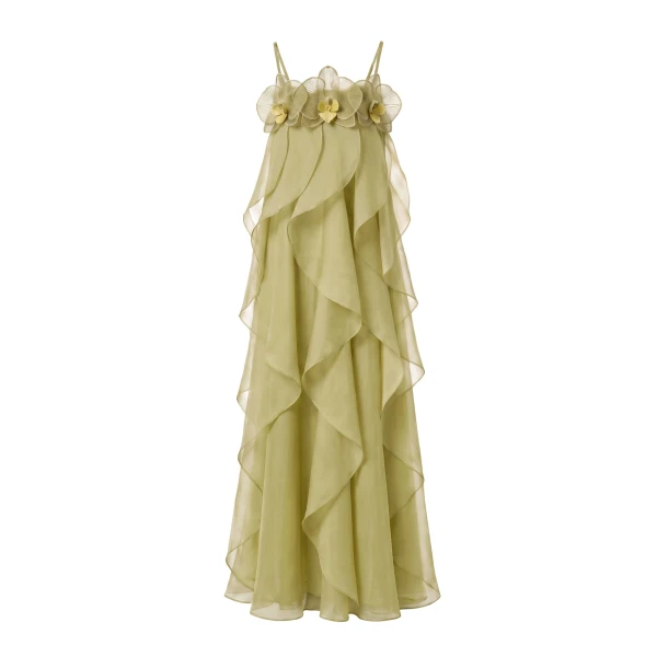 JW PEI Green maxi dress