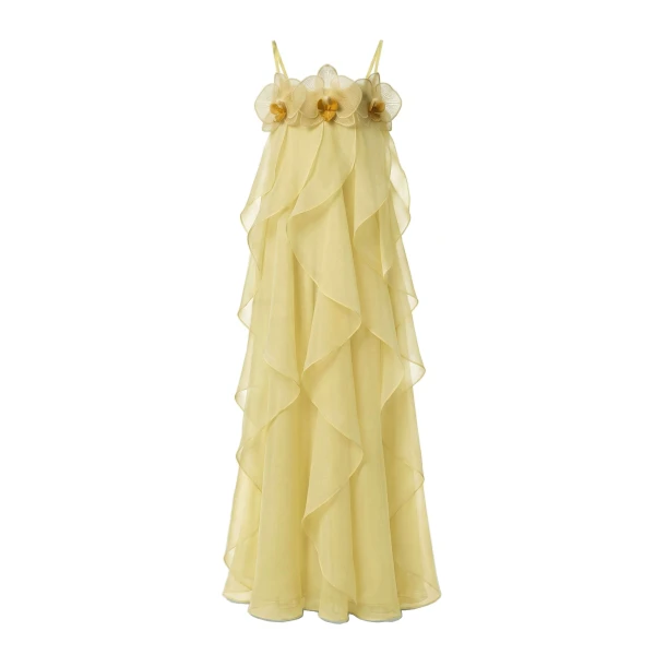 JW PEI Yellow maxi dress