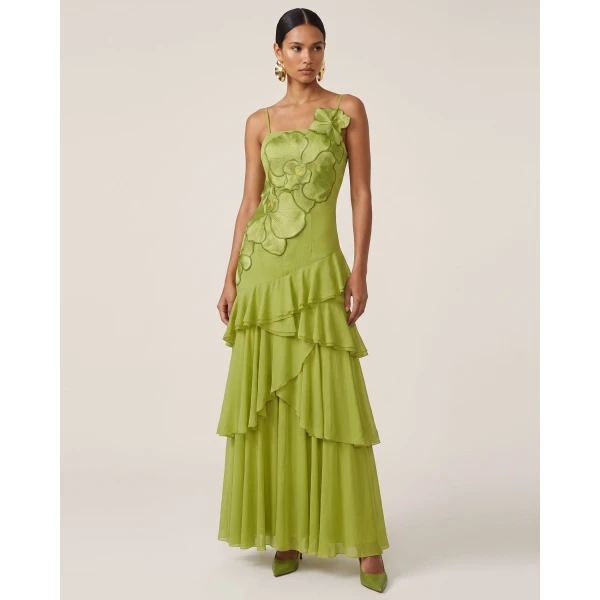JW PEI Green maxi dress