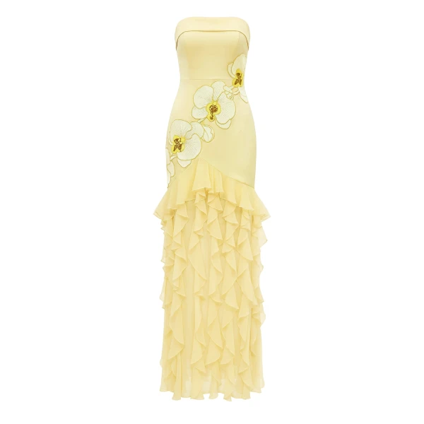JW PEI Yellow maxi dress