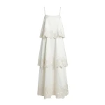 JW PEI Orchid Embroidered Tiered Maxi Dress